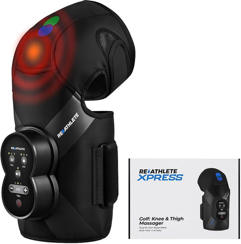 REATHLETE Xpress Knee Massager for Pain Relief | Leg Massager with Heat & Compression
