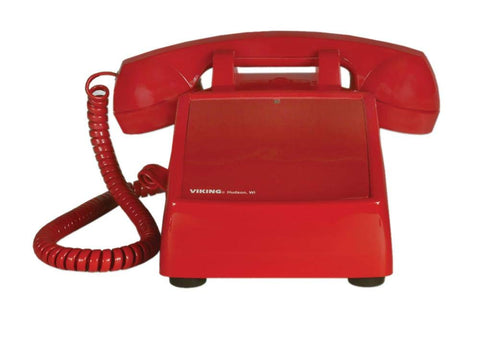 No Dial Desk Phone - Red
