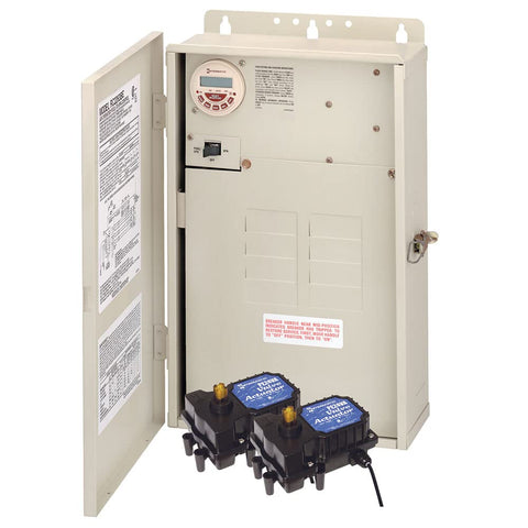 Intermatic RC2163BFE Pool/Spa Remotely Operated Combination Control System - includes Actuators for Pool and Spa Modes, Digital Override Timer - 3R Metal Load Center with Eight Breaker Spaces