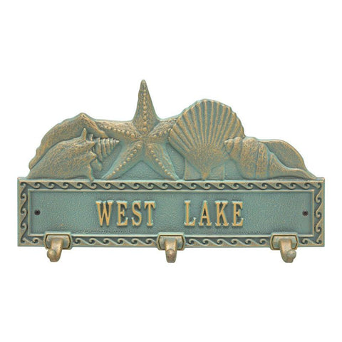 Personalized Sea Shell Hook Plaque