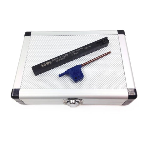 HHIP 2306-0375 Right Hand External Mini Grooving and Cut-Off Holder, 3/8"