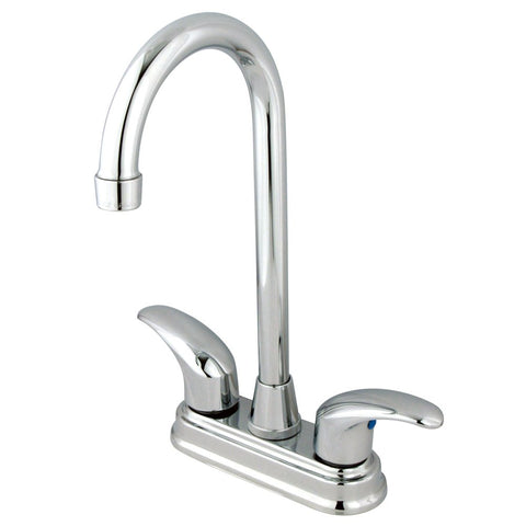 Kingston Brass KB6491LL Legacy Two-Handle 2-Hole Deck Mount Bar Faucet in Polished Chrome
