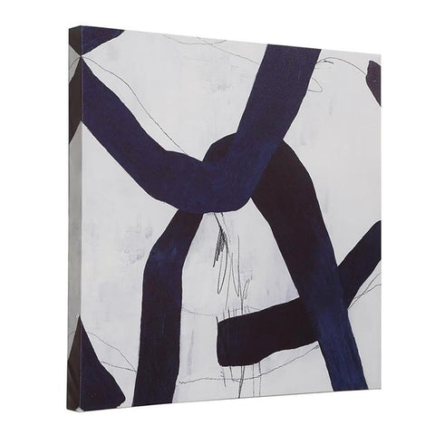Carolina Classic Set of 2 Abstract Wall Art in Blue