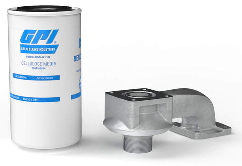 GPI - Quick-Fit Filter Adapter Kit for up to 25 GPM Fuel Transfer Pumps (GPI Genuine Accessory 129500-01)