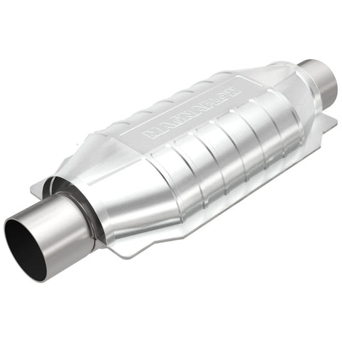 MagnaFlow Catalytic Converter 94005: 2.25"/2.25" Inlet/Outlet, Standard Grade, Universal Fit (Federal/EPA Compliant)