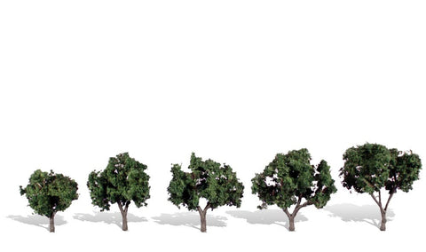 Woodland Scenics Classics Tree, Cool Shade 1.25-2" (5)