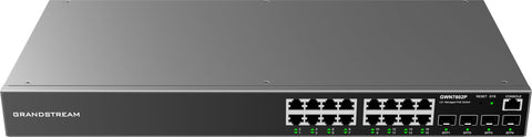 Grandstream GWN7802P | 16-Port Gigabit Ethernet Layer 2+ Managed PoE Switch