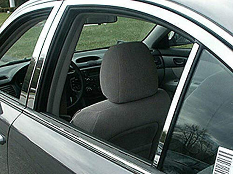 QAA is Compatible with 2006.5-2010 Kia Optima 6 Piece Stainless Pillar Post Trim PP27806