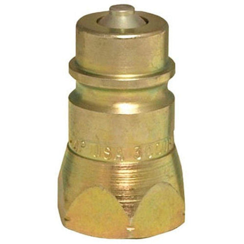 Apache 39041060 1/2" ISO Male Tip Half with Poppet Valve Hydraulic Quick Disconnect (S71-4P)