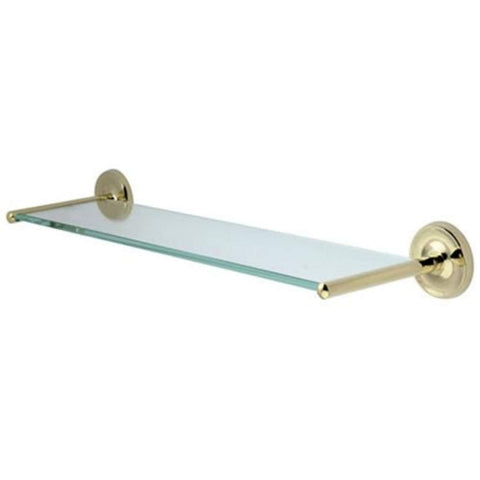 Classic 22.63" x 2.75" Bathroom Shelf Finish: Polished Brass