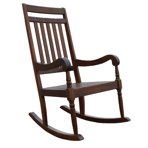 Carolina Cottage JR1101 ELM Belmont Slat Rocker Elm - 36 x 23.5 x 45 in.