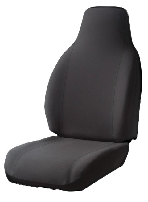 FIA DT77-43 Black Custom Fit Front Seat Cover, Split Seat 40/20/40 - Nylon (Black)