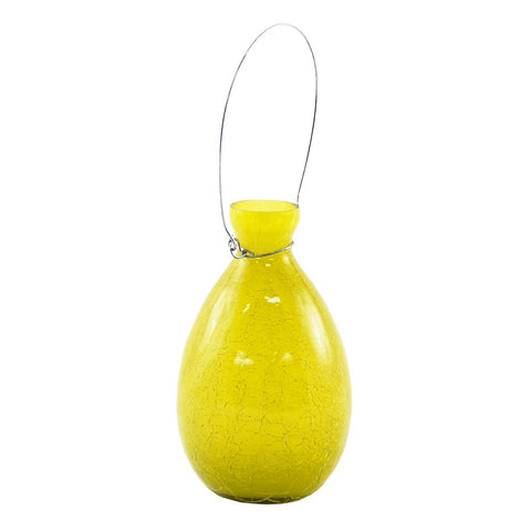 Achla Designs SV-01Y, Yellow Hanging Glass Flower Planter/Rooting Vase-Teardrop Shaped