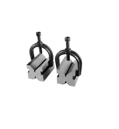 HHIP 1.25 X 1.25 X 1.77 INCH V-Block & CLAMP Set (3402-0952)