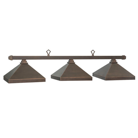 RAM Game Room Traditional Style 54" Kitsilano 3-Light Billiard Pendant with Oil Rubbed Bronze Finish