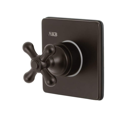 Kingston Brass KS3045AX Three-Way Diverter Valve with Trim Kit, Oil Rubbed Bronze