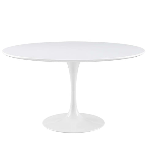 Lippa 54 Round Wood Top Dining Table