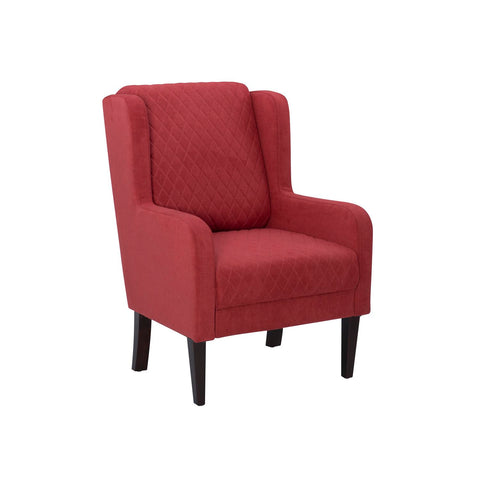 Linon Jerika Wingback Accent Chair Rust