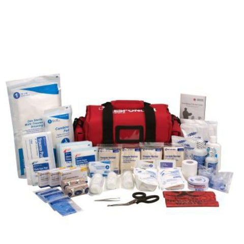 First Aid Only 520-FR All-Purpose First Responder Emergency First Aid Kit for Home, Work, and Travel, 158 Pieces