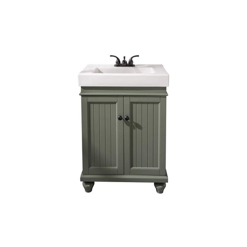 Legion Furniture 24-inch Pewter Green Sink Vanity