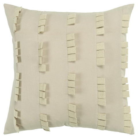 Rizzy Home Donny Osmond Stripe 20" x 20" Poly Pillow with Cotton Canvas Cover-Heather Gray