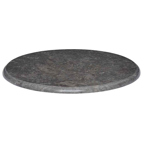 vidaXL Table Top, Dining Table Top, Table Top Replacement for Home Office Standing Desk Frame, Coffee Table Top, Black Ø23.6"x1" Marble