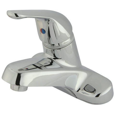 Kingston Brass KB541LP Chatham Center Set Bathroom Faucet without Pop-Up Drain, 3-3/4-Inch, Polished Chrome