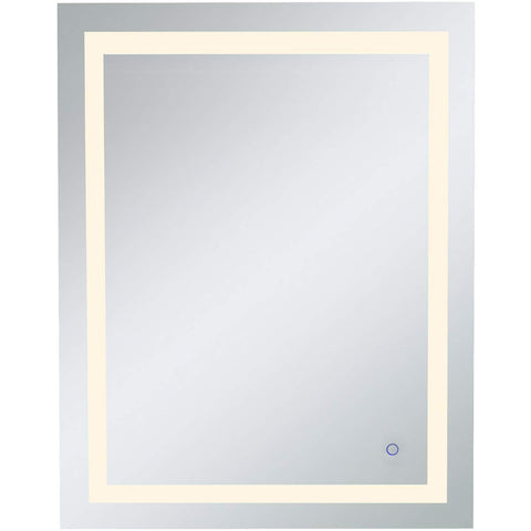 Elegant Decor Helios 40" x 30" Hardwired LED Bathroom Mirror with Touch Sensor