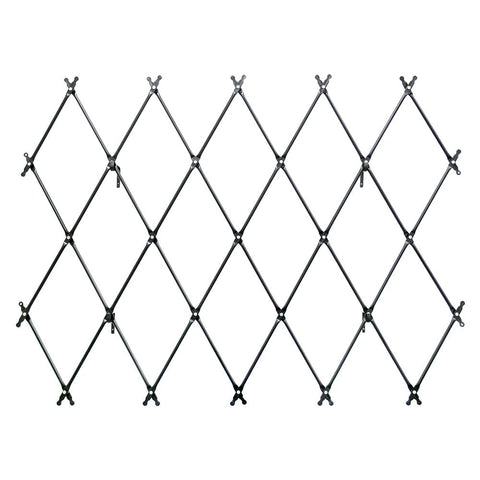 Minuteman International Wall Mounted Lattice Trellis, Graphite Powdercoat Finish