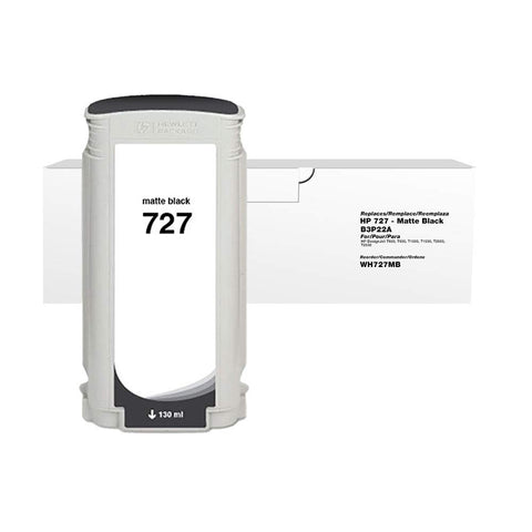 Clover Replacement Ink Cartridge for HP 727 B3P22A | Matte Black