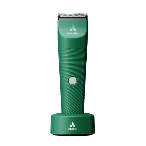 Andis 79085 Vida 5-in-1 Cordless Adjustable Blade Pet Hair Clipper, 11-Piece Kit, Non-Slip Design, Slim Profile, Versitile Fit, Grooming, Green