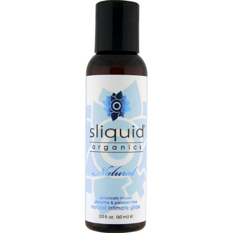 Sliquid Lubricants Organics Natural Intimate Glide, White, 2 Fluid Ounce, Women