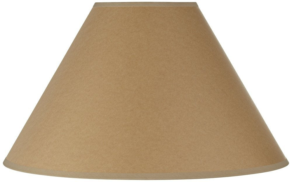 Cal Lighting SH-8109/17-KF Vertical Basic Coolie Kraft Paper Hardback ...