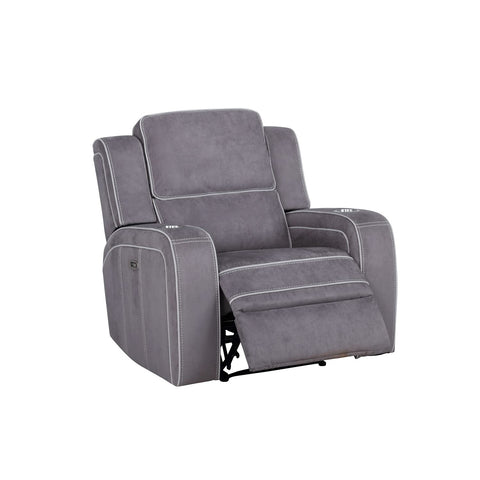 Power Recliner Dark & Light Grey