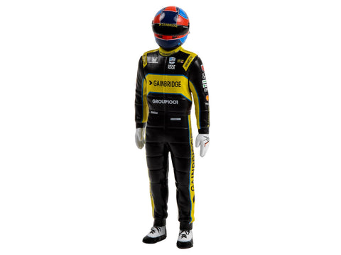 NTT IndyCar Series #26 Colton Herta Driver Figure Gainbridge - Andretti Autosport for 1/18 Scale Models by Greenlight 11303