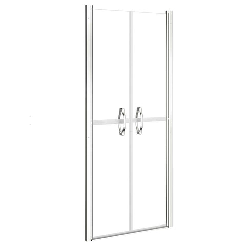 vidaXL Shower Door, Bathroom Shower Enclosure, Shower Screen with Modern Handles, Shower Cubicle Bathroom Accessory, Clear ESG 39.8"x74.8"