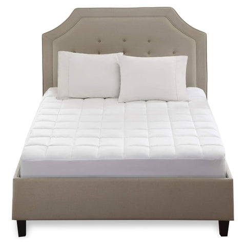 Oakestry 3M Protector Topper Moister Wicking Hypoallergenic Stain Resistant Dry and Warm Bed Cover with Deep Pocket Mattress Pad, King, Highline White