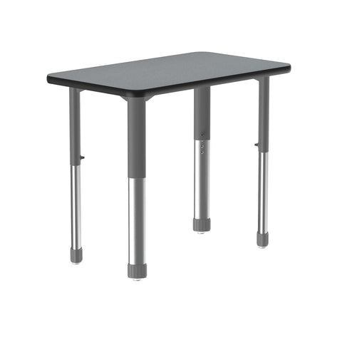 Correll Collaborative Desk with Gray Granite Finish AD3420-REC-15-13-09