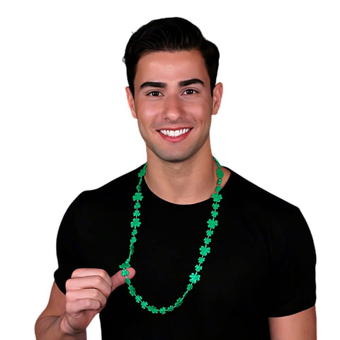 Unlit Shamrock Beads Pack of 12