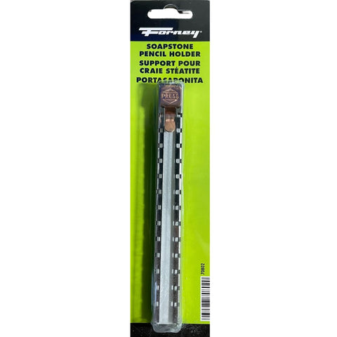 Forney 70802 Soapstone Holder, Flat Steel,Silver