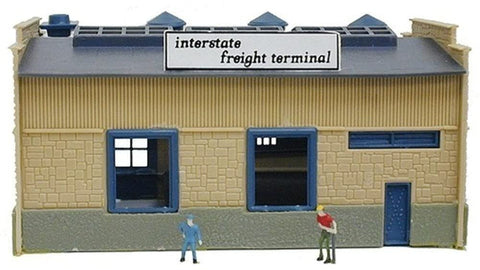 Model Power N B/U CF Truck Depot, Lighted w/Figures