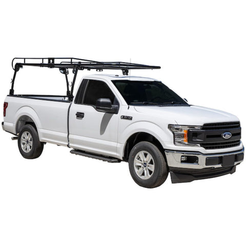 Buyers Products 1501150 Steel Truck Ladder Rack, 11-1/2 ft, 1000lb Limit, Black Powder-Coat, Fits Full Size Domestic Pickup Trucks, Clamp Or Bolt Mount, Contractor Rack, Cargo Rack for Truck