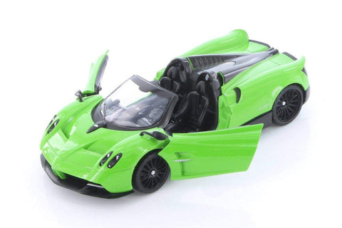 Showcasts Pagani Huayra Roadster, Green 79354GN - 1/24 Scale Diecast Model Toy Car