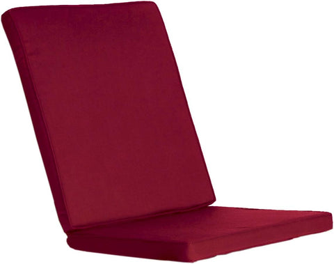 Red Hinged Chair Cushions