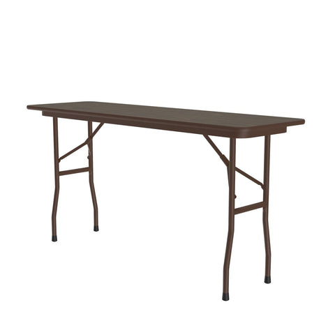 Correll Pc1896P-01 Solid Plywood Core Folding Tables - Fixed Height - Walnut