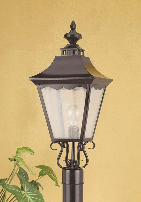 Cal Lighting OL-139PS-BK Transitional 120V,E27,150W Max,9 1/2 X 23 1/2,Sb in Bronze/Dark Finish,
