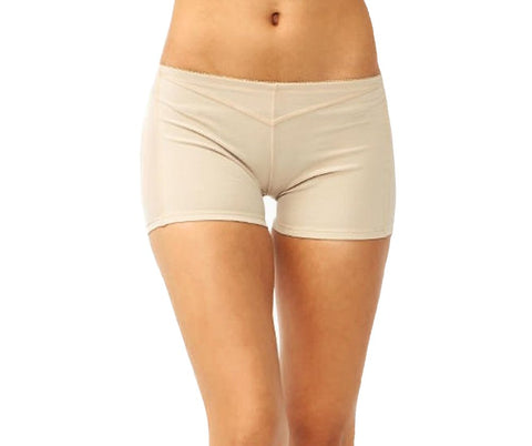 Fullness Butt Lifter Enhancer Boy Short Panty Shaper, Beige, Size XXX-Large