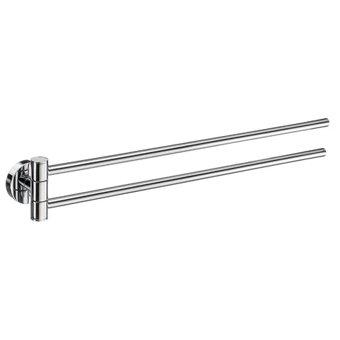 Smedbo SME, Polished Chrome HK326 Towel Rail Swing-Arm, 44 x 4.8 x 4.8 cm