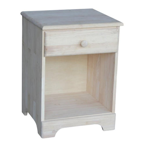 IC INTERNATIONAL CONCEPTS Nightstand Unfinished