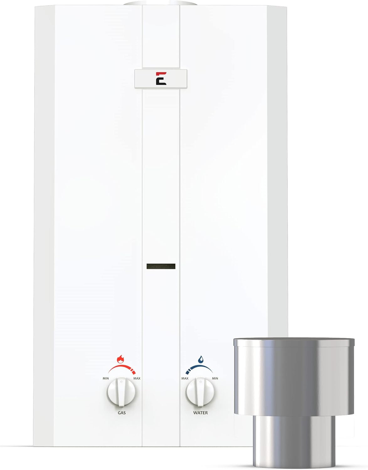 Eccotemp L10 3.0 GPM Portable Outdoor Tankless Water Heater w/ EccoFlo Diaphragm 12V Pump, Strainer & Shower Set